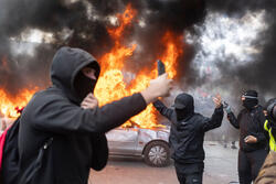 On October 17, 2026, hundreds of thousands of people took to the streets in cities across France. Initiated by the high school movement protesting poor school conditions that started a month ago, people joined the demonstration to protest rising living costs, echoing the Gilets Jaunes protests that began in 2018. In Paris, while the protest on the main itinerary - the prefecture had changed it on the eve of the protest - remained peaceful, violence quickly erupted between protesters and the French police in Place de la République. Clashes had already begun earlier in the day, before the scheduled start time of the protest. Violence intensified throughout the day, resulting in significant damage to many shops, storefronts, and cars in the area. On Monday, October 19, Interior Minister Laurent Nuñez offered his resignation to President Emmanuel Macron following the violence and damage during the weekend's demonstrations. Macron rejected the resignation, citing the need for continuity in the command of the security forces.

Magnum photographers Jérôme Sessini and Peter Van Agtmael documented the clashes and their aftermath in Paris over the weekend.
