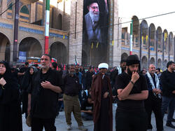 Iranians during a massive funeral procession in Tehran pay their respects to the late Ayatollah Ali Khamenei, who was killed during American and Israeli bombardments on February 28th.

Authorities waited for 4 months to organize funeral ceremonies.