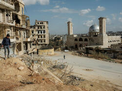 More than a year has passed since the Syrian rebel forces ousted Bashar al-Assad from power, ending the dictator’s 24-year reign. While the country is recovering and slowly transitioning to a new reality under President Ahmed al-Sharah, sectarian violence continues to plague some parts of the country. In January 2026, clashes erupted between the Kurdish-led Syrian Democratic Forces (SDF) and government forces in northern Syria, amid negotiations over integrating the SDF into the official army. Intense fighting occurred in the Kurdish-majority neighborhoods of Ashraffiye and Sheikh Maqsoud in Aleppo, forcing thousands to flee their homes. A deal was eventually reached between the two parties.

Emin Özmen traveled to the Aleppo Governorate with the International Committee of the Red Cross (ICRC), to document the current situation in the city and its surroundings. Once an economic hub for the country, thirteen years of internal conflict destroyed Aleppo, and its civilians are still suffering from the remains of violence. Özmen visited a camp in Afrin and met with people who fled Aleppo in 2017 during intense battles, as well as with those who had arrived more recently. The photographer also documented the ICRC clearing weapons in mining areas where landmining still pose a threat to the local population; Talal Jomaa Alfraij, 50, lost his leg after a landmine explosion while walking to work in an olive field near his village, Al Hajalie. Özmen also photographed the Khafsa water plant unit, where the ICRC operates to ensure the quality of clean water. The plant provides clean water to 3,2 million people, according to the Ministry of water.