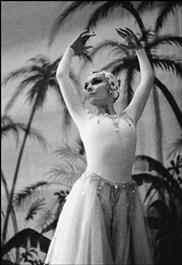 ITALY. Florence. 1966. French dancer and comedian Ludmila TCHERINA.