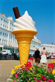 Eastbourne. Plastic ice-cream cone. 2000.